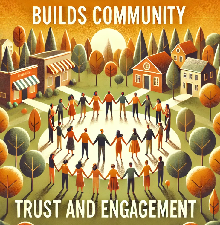 builds community trust and engagement